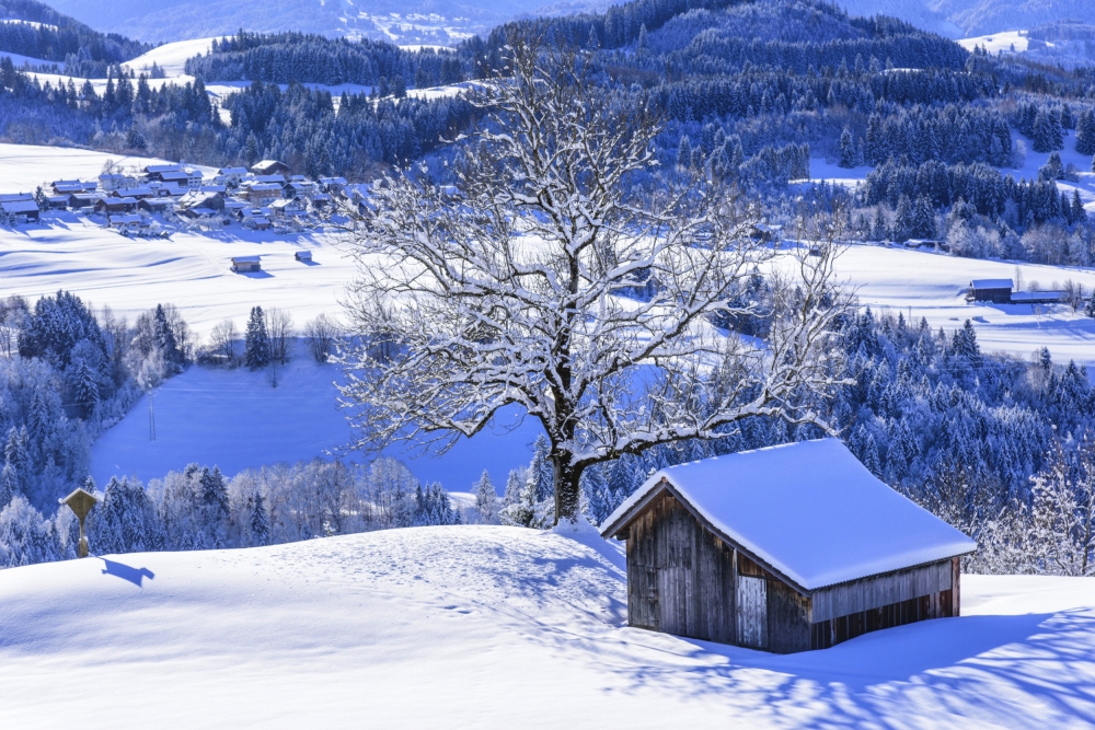 Hütte Weihnachten 2022 Allgäu Weihnachten im Allgäu