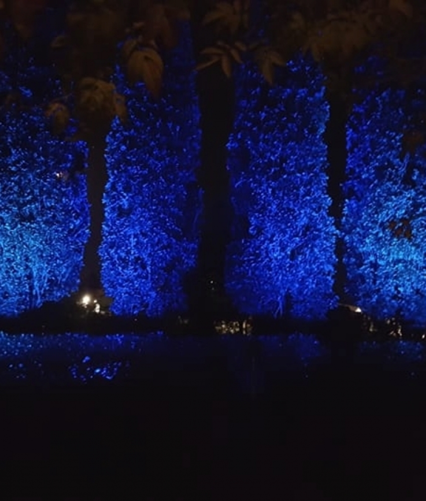 Illumination im Park der Gärten